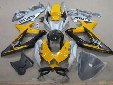 Carene Moto GSXR 600 K8 08-10 - Giallo Bianco Nero