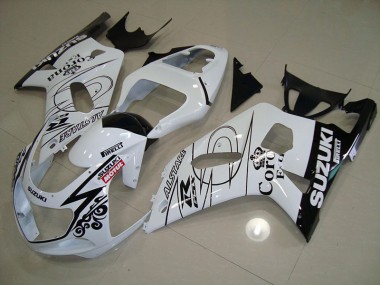 Carene Moto GSXR 750 K1 K2 K3 01-03 - Bianco Alstare Motul