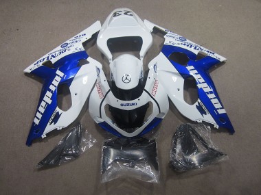 Carene Moto GSXR 750 K1 K2 K3 01-03 - Bianco Blu Motul