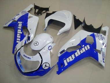 Carene Moto GSXR 750 K1 K2 K3 01-03 - Blu Bianco Jordan