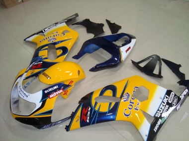 Carene Moto GSXR 750 K1 K2 K3 01-03 - Giallo Blu Corona Extra Motul