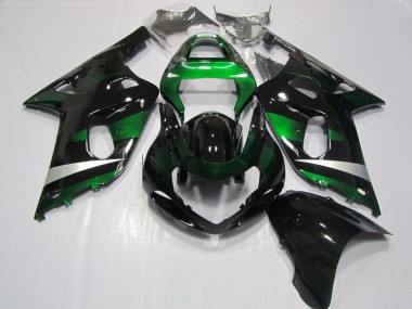 Carene Moto GSXR 750 K1 K2 K3 01-03 - Nero Verde