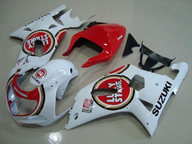 Carene Moto GSXR 750 K1 K2 K3 01-03 - Rosso Bianco Lucky Strike