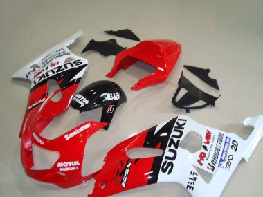 Carene Moto GSXR 750 K1 K2 K3 01-03 - Rosso Bianco Motul