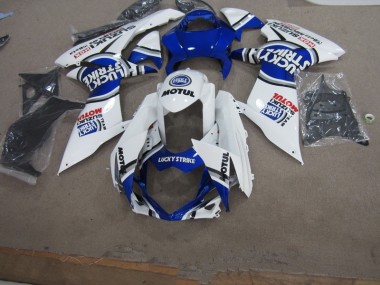 Carene Moto GSXR 750 K11 11-24 - Bianco Lucky Strike Motul