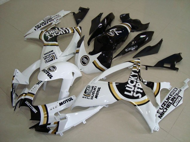 Carene Moto GSXR 750 K6 06-07 - Bianco Lucky Strike Nero Motul Carene Moto GSXR 750 K6 06-07 - Bianco Lucky Strike Nero Motul