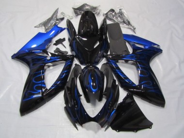 Carene Moto GSXR 750 K6 06-07 - Nero Blu Fiamma