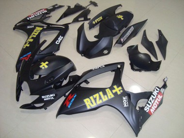 Carene Moto GSXR 750 K6 06-07 - Nero Giallo Rizla