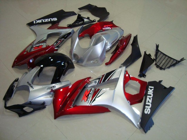 Carene Moto & Plastica GSXR 1000 K7 07-08 - Rosso Nero Argento Carene Moto & Plastica GSXR 1000 K7 07-08 - Rosso Nero Argento