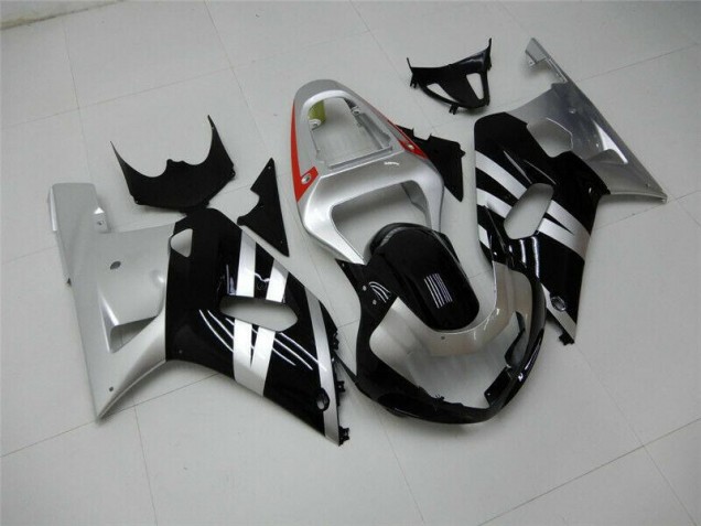 Carene Moto & Plastica GSXR 600 / 750 K1 K2 K3 01-03 - Nero Argento Carene Moto & Plastica GSXR 600 / 750 K1 K2 K3 01-03 - Nero Argento