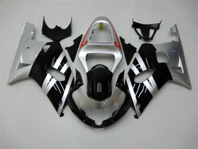 Carene Moto & Plastica GSXR 600 / 750 K1 K2 K3 01-03 - Nero Argento Carene Moto & Plastica GSXR 600 / 750 K1 K2 K3 01-03 - Nero Argento