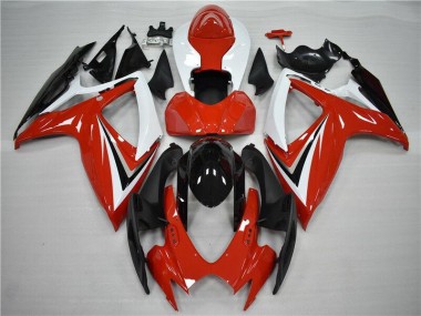 Carene Moto & Plastica Moto GSXR 600 / 750 K6 06-07 - Rosso Nero
