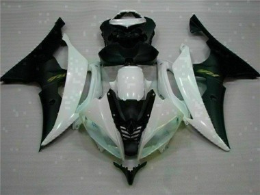 Carene Moto & Plastica Moto R6 08-16 - Bianco Nero