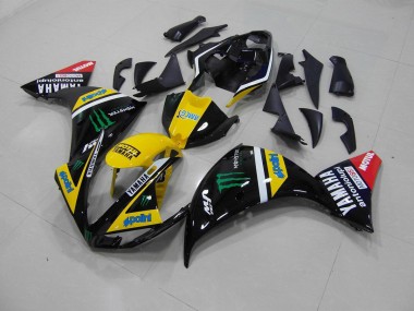 Carene Moto & Plastica R1 12-14 - Giallo Nero Monster