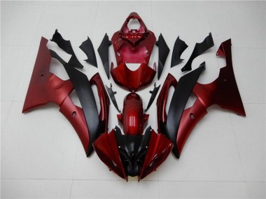 Carene Moto & Plastica R6 08-16 - Rosso Nero