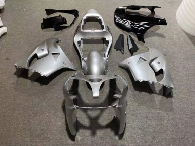 Carene Moto & Plastica ZX9R 02-03 - Argento Lucido Nero
