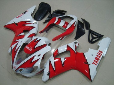 Carene Moto R1 00-01 - Bianco Rosso Fiamma