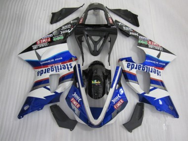 Carene Moto R1 00-01 - Nero Bianco Blu Santander