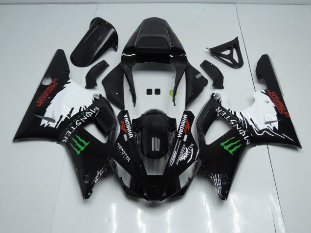 Carene Moto R1 00-01 - Nero Bianco Monster Carene Moto R1 00-01 - Nero Bianco Monster