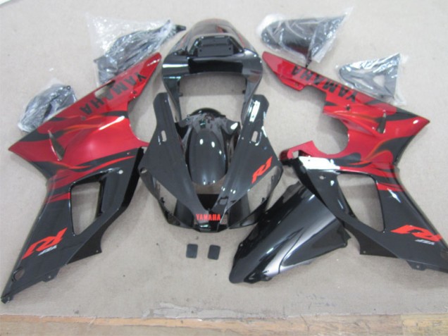 Carene Moto R1 00-01 - Nero Rosso