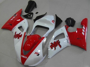 Carene Moto R1 00-01 - Rosso Bianco Corsa