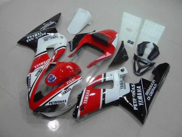 Carene Moto R1 00-01 - Rosso Lucido Nero