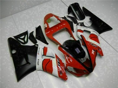 Carene Moto R1 00-01 - Rosso Nero