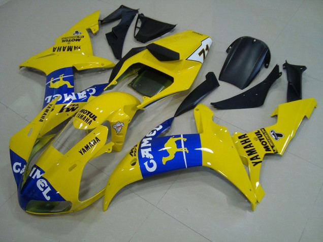 Carene Moto R1 02-03 - Blu Giallo Carene Moto R1 02-03 - Blu Giallo