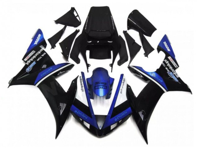 Carene Moto R1 02-03 - Nero Blu
