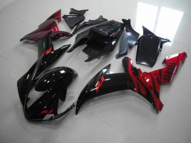 Carene Moto R1 02-03 - Nero Fiamma