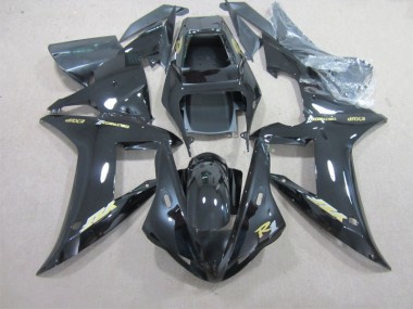 Carene Moto R1 02-03 - Nero con Oro Decal