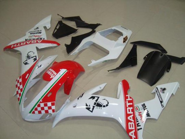 Carene Moto R1 02-03 - Rosso Bianco Bandiera