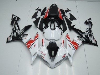 Carene Moto R1 04-06 - Bianco Nero Adesivos