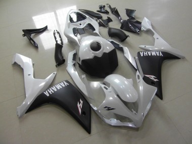 Carene Moto R1 07-08 - Bianco Perla Nero Opaco