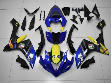 Carene Moto R1 07-08 - Blu Squalo