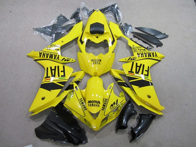 Carene Moto R1 07-08 - Giallo Nero Motul Fiat Carene Moto R1 07-08 - Giallo Nero Motul Fiat