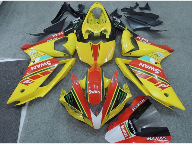 Carene Moto R1 07-08 - Giallo Rosso Swan