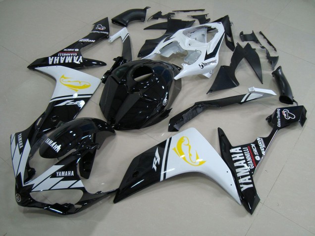 Carene Moto R1 07-08 - Nero Bianco Dolphin