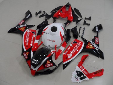 Carene Moto R1 07-08 - Rosso Nero Adesivos