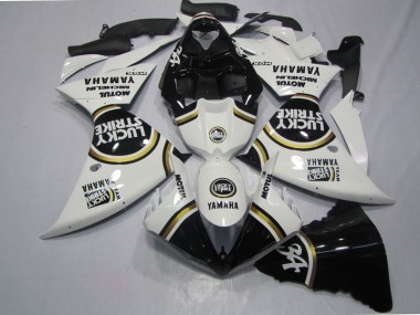 Carene Moto R1 09-11 - Nero Bianco Lucky Strike