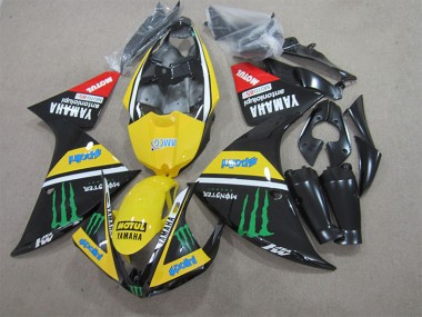 Carene Moto R1 09-11 - Nero Giallo Motul Monster