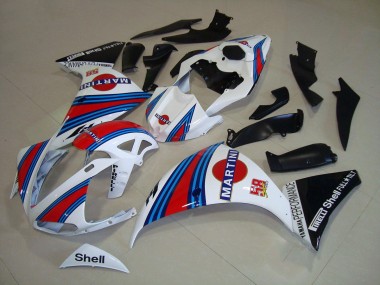 Carene Moto R1 12-14 - Bianco Nero Martini