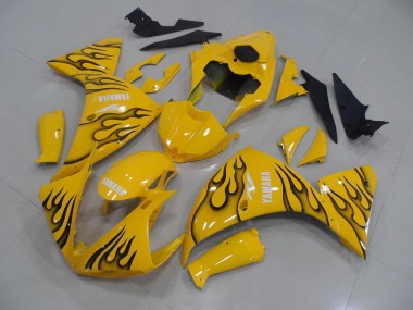 Carene Moto R1 12-14 - Giallo Nero Fiamma