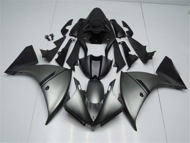 Carene Moto R1 12-14 - Matte Grigio Nero