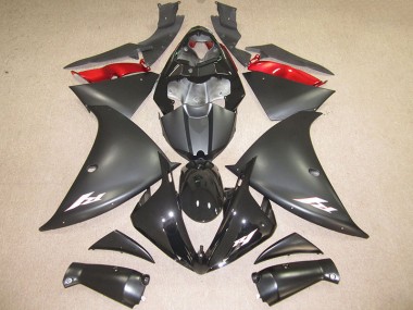 Carene Moto R1 12-14 - Nero Bianco Decal