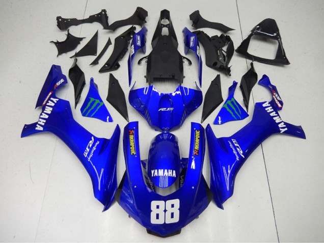Carene Moto R1 15-19 - Blu Monster 88