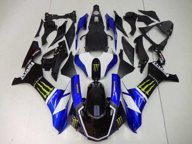 Carene Moto R1 15-19 - Blu Nero Monster