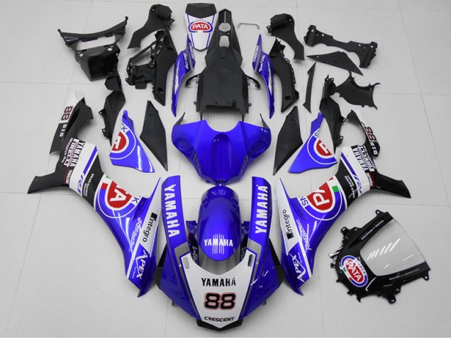 Carene Moto R1 15-19 - Blu PATA 88 Carene Moto R1 15-19 - Blu PATA 88