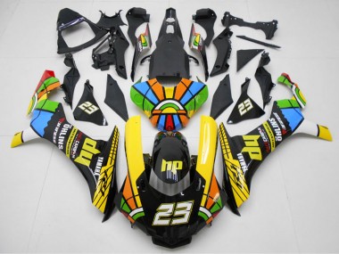 Carene Moto R1 15-19 - Giallo Nero 23