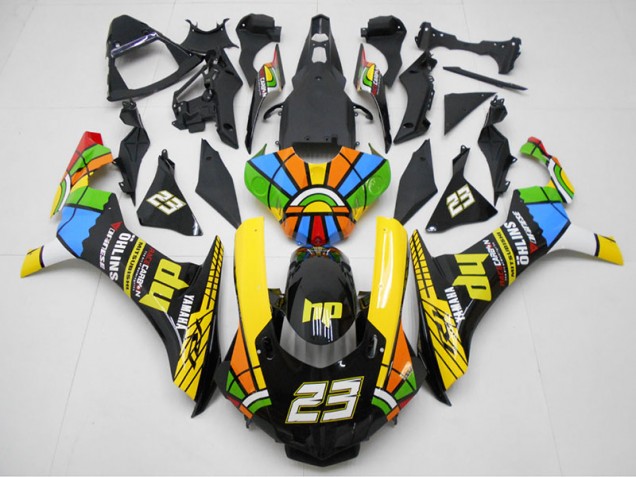 Carene Moto R1 15-19 - Giallo Nero 23 Carene Moto R1 15-19 - Giallo Nero 23